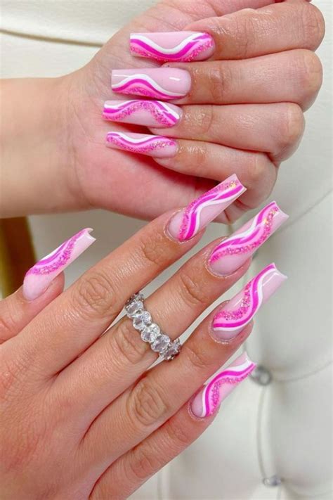 coffin acrylic nail ideas|cute summer acrylic nails coffin.